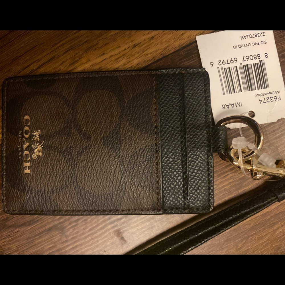 Authentic Coach lanyard